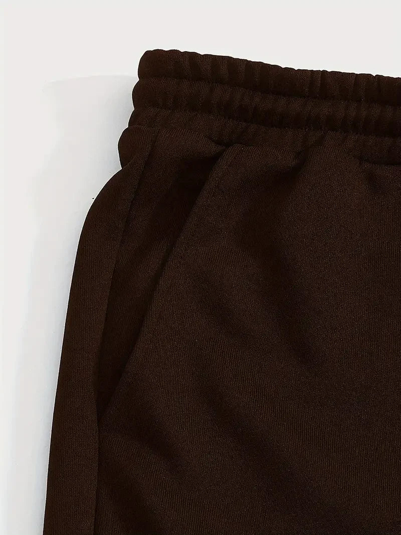 MILANO imprimé sweat à capuche, ensemble rue Hip Hop, vêtements décontracté 2 pièces vêtements en peluche sweat parfait pour l'extérieur.