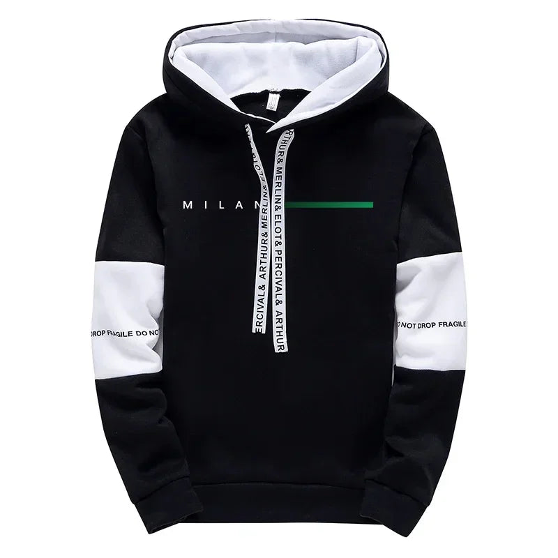 2025 nouveauté sweats à capuche mode Milano imprimé, toutes saisons, quotidien, sport, décontracté, pull Streetwear.