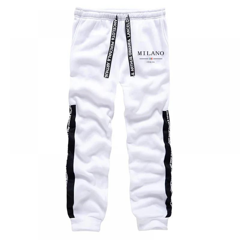 Survêtement imprimer Milano une pièce pantalons de survêtement décontracté, haute qualité automne hiver.