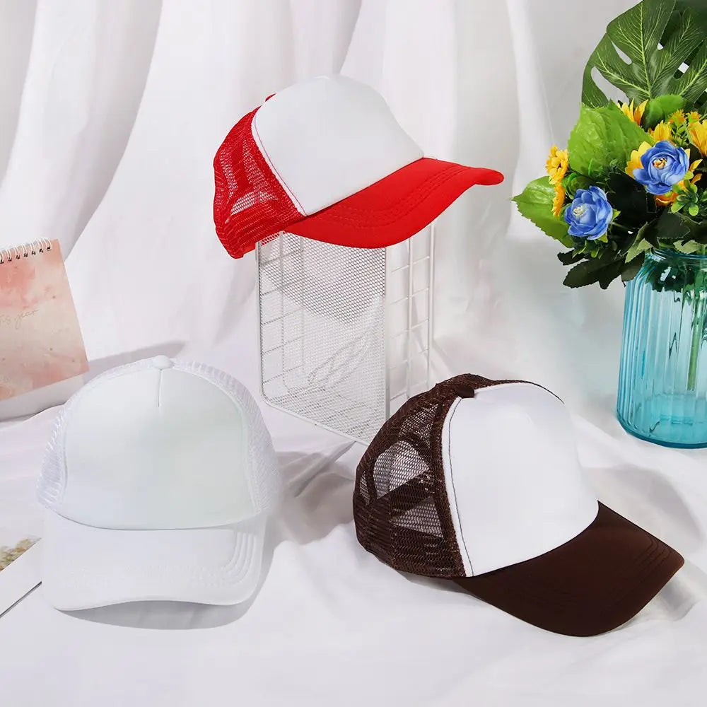 Casquette tendance, ajustable, visière plate, maille incurvée, pour homme et femme, décontractée, pour l'été