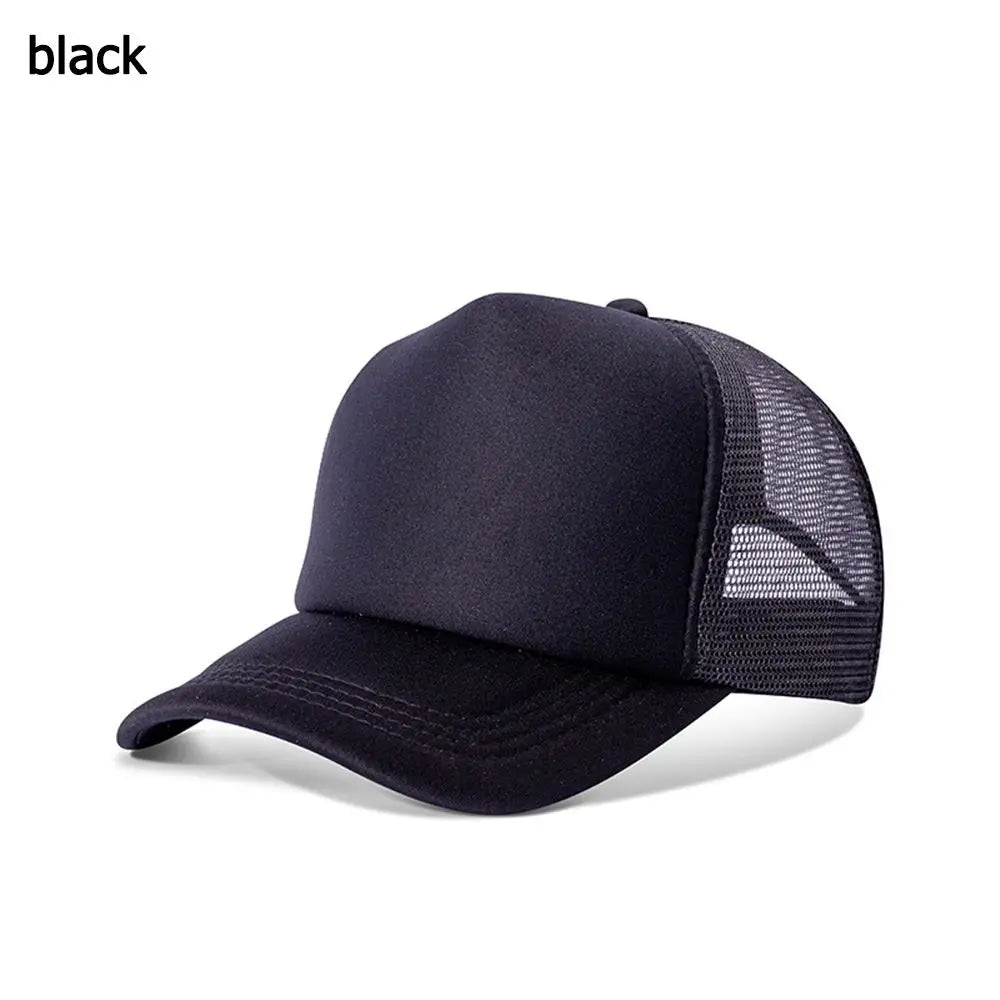 Casquette tendance, ajustable, visière plate, maille incurvée, pour homme et femme, décontractée, pour l'été