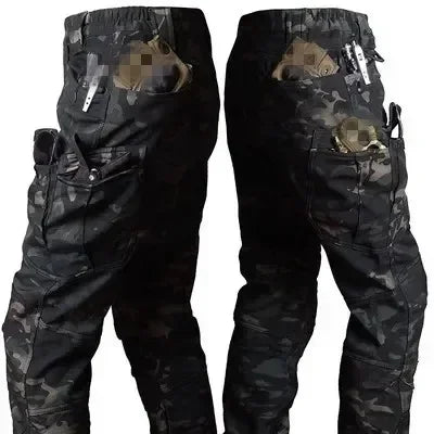 Pantalon tactique imperméable et chaud hiver coque souple spécial tactique