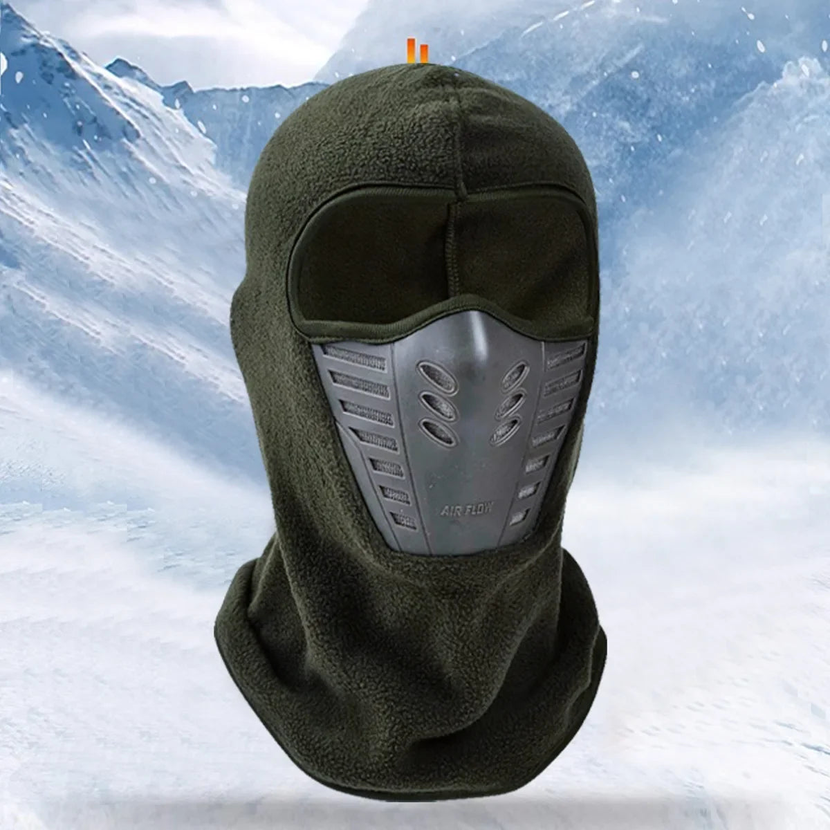 Cagoule de ski d'hiver en polaire épaisse, écharpe, protection du visage, chapeau chaud et coupe-vent, couvre-chef, masque
