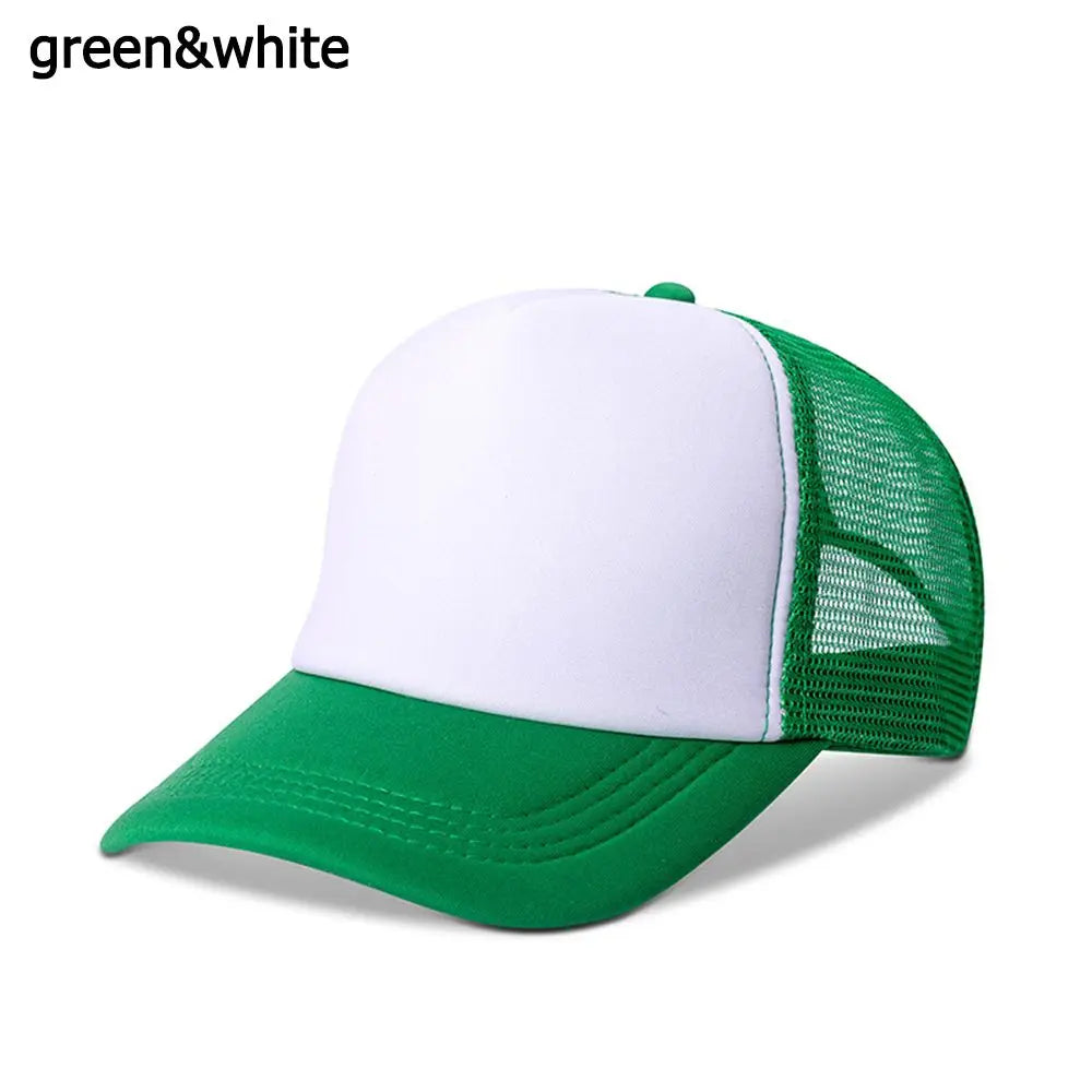 Casquette tendance, ajustable, visière plate, maille incurvée, pour homme et femme, décontractée, pour l'été