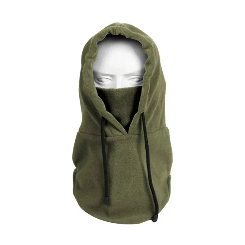 Cache-cou thermique d'hiver, cagoule polaire d'extérieur, écharpe, masque de ski, bonnet coupe-vent, garde au chaud