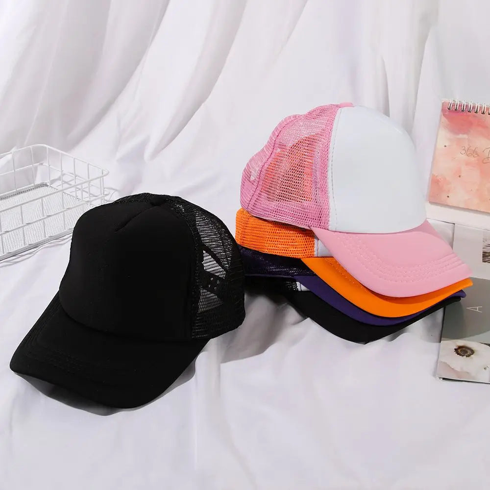 Casquette tendance, ajustable, visière plate, maille incurvée, pour homme et femme, décontractée, pour l'été