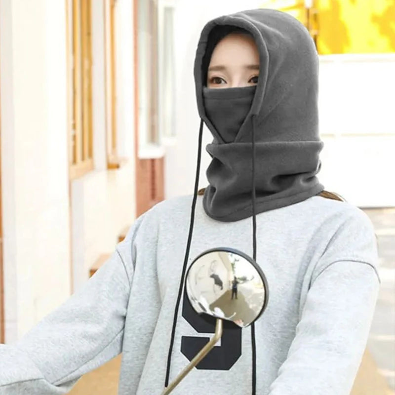 Cache-cou thermique d'hiver, cagoule polaire d'extérieur, écharpe, masque de ski, bonnet coupe-vent, garde au chaud