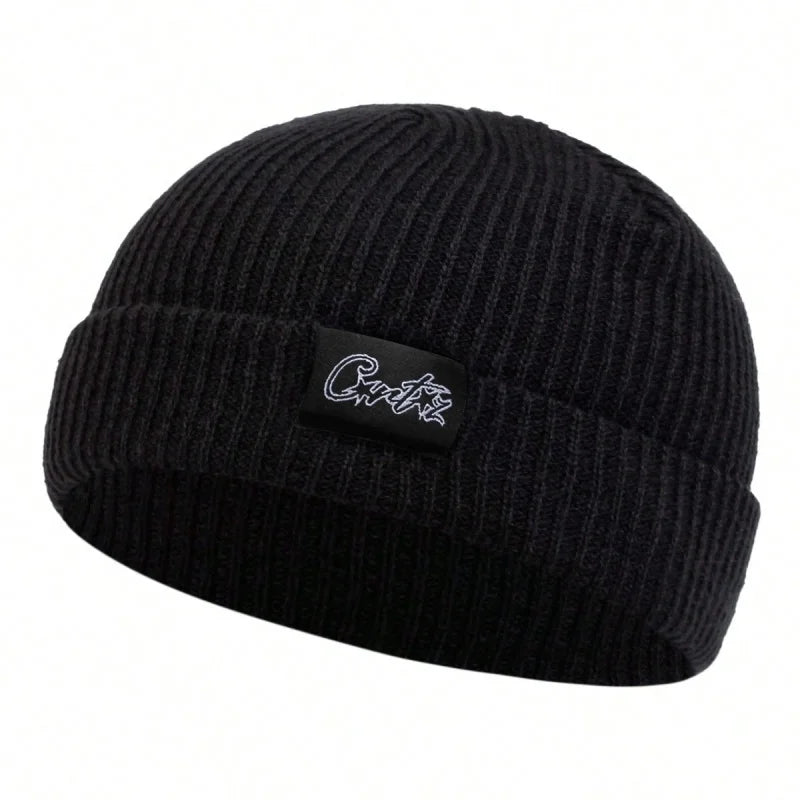 Bonnets unisexe avec étiquette de plusieurs sortes, chapeau chaud d'hiver, bonnet pour femmes et hommes.