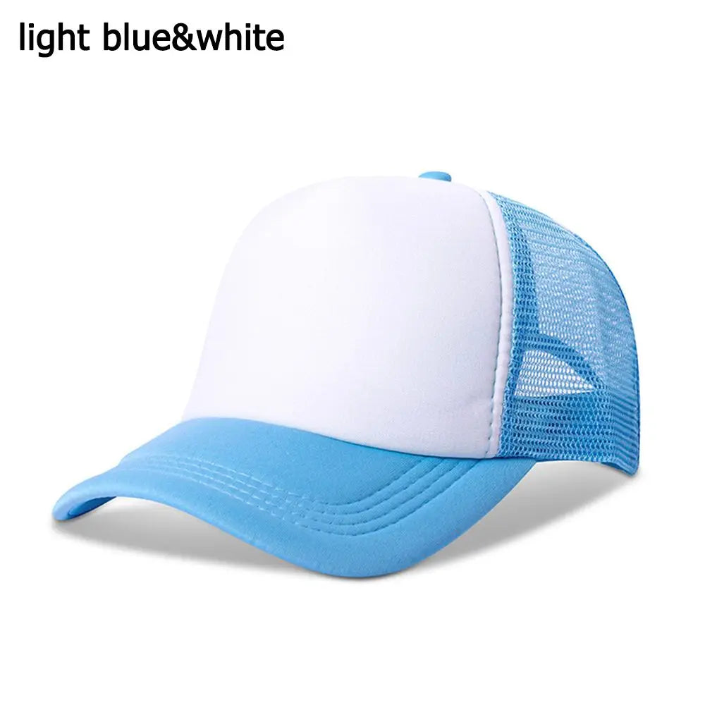 Casquette tendance, ajustable, visière plate, maille incurvée, pour homme et femme, décontractée, pour l'été