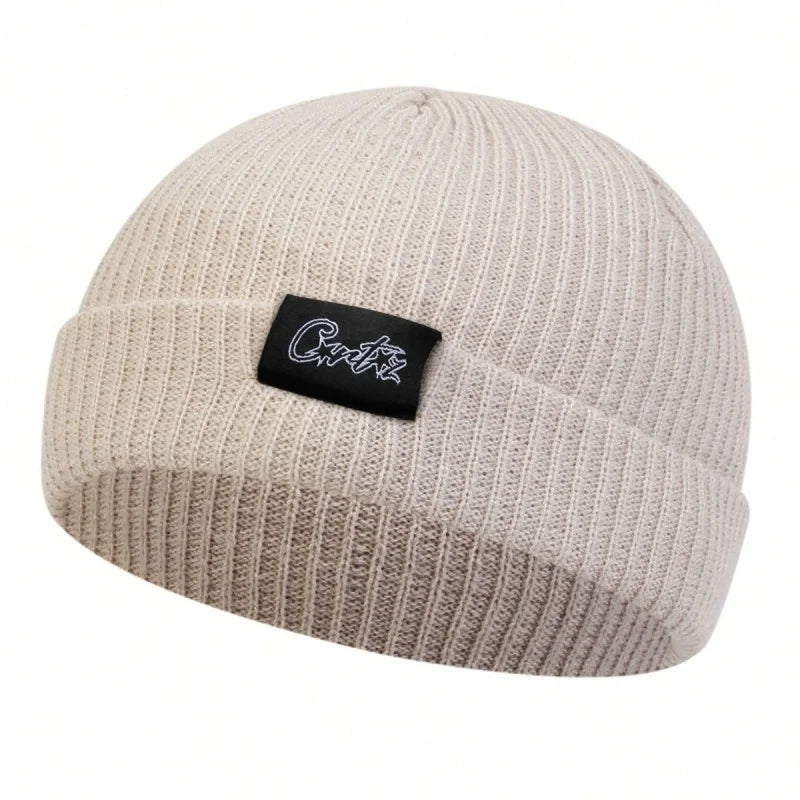 Bonnets unisexe avec étiquette de plusieurs sortes, chapeau chaud d'hiver, bonnet pour femmes et hommes.