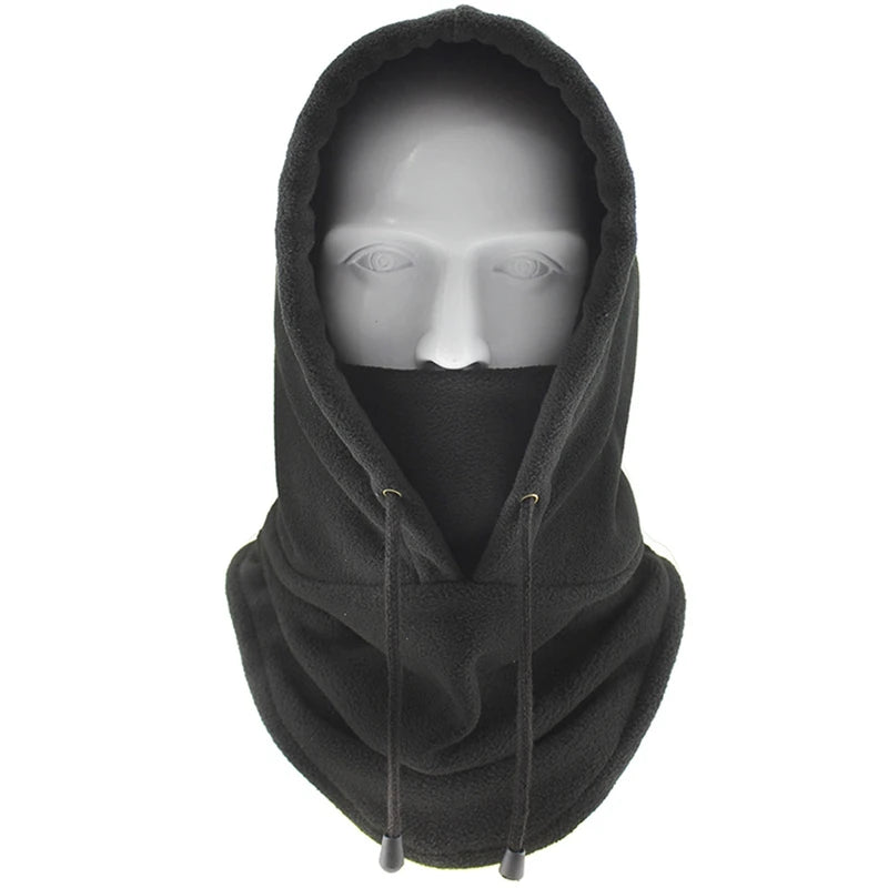Cache-cou thermique d'hiver, cagoule polaire d'extérieur, écharpe, masque de ski, bonnet coupe-vent, garde au chaud