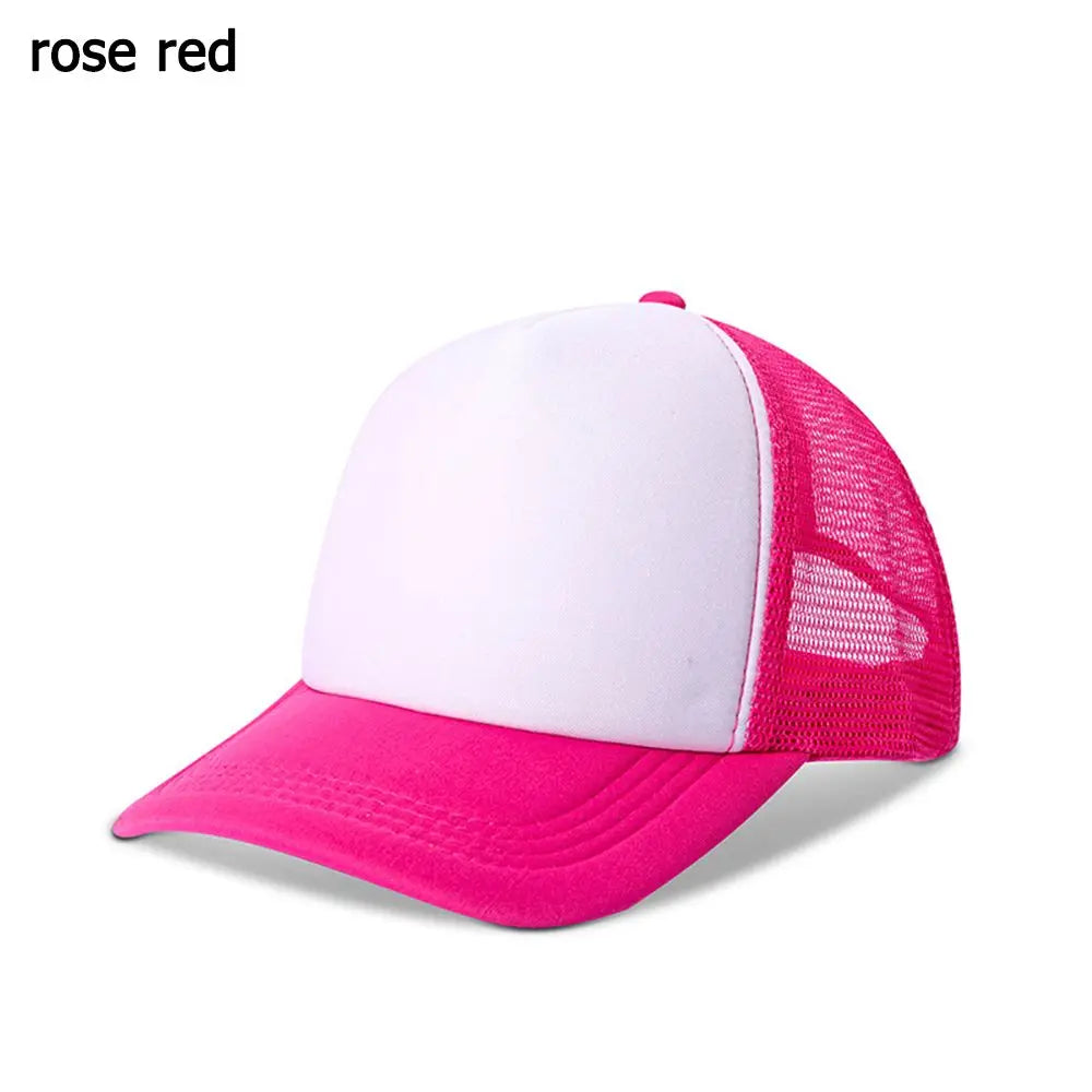 Casquette tendance, ajustable, visière plate, maille incurvée, pour homme et femme, décontractée, pour l'été