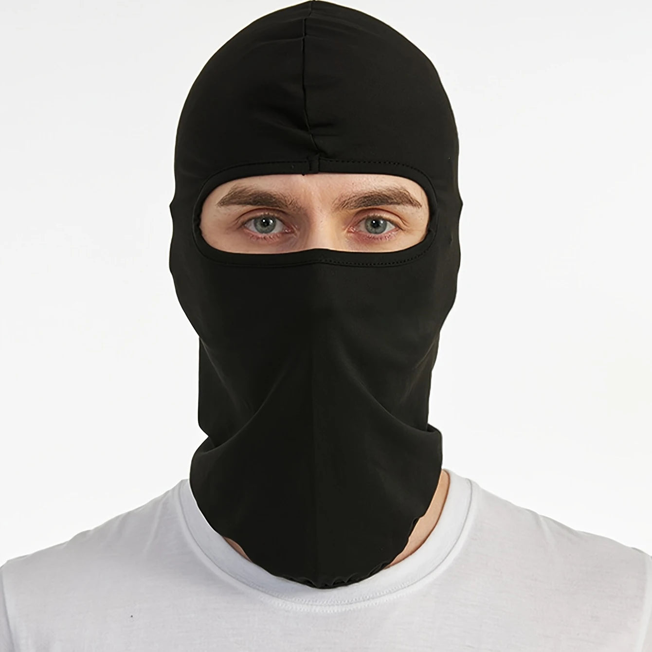Cagoule de cyclisme extérieur, protection solaire, respirant, à un seul trou, sans bord, cagoule pour hommes et femmes