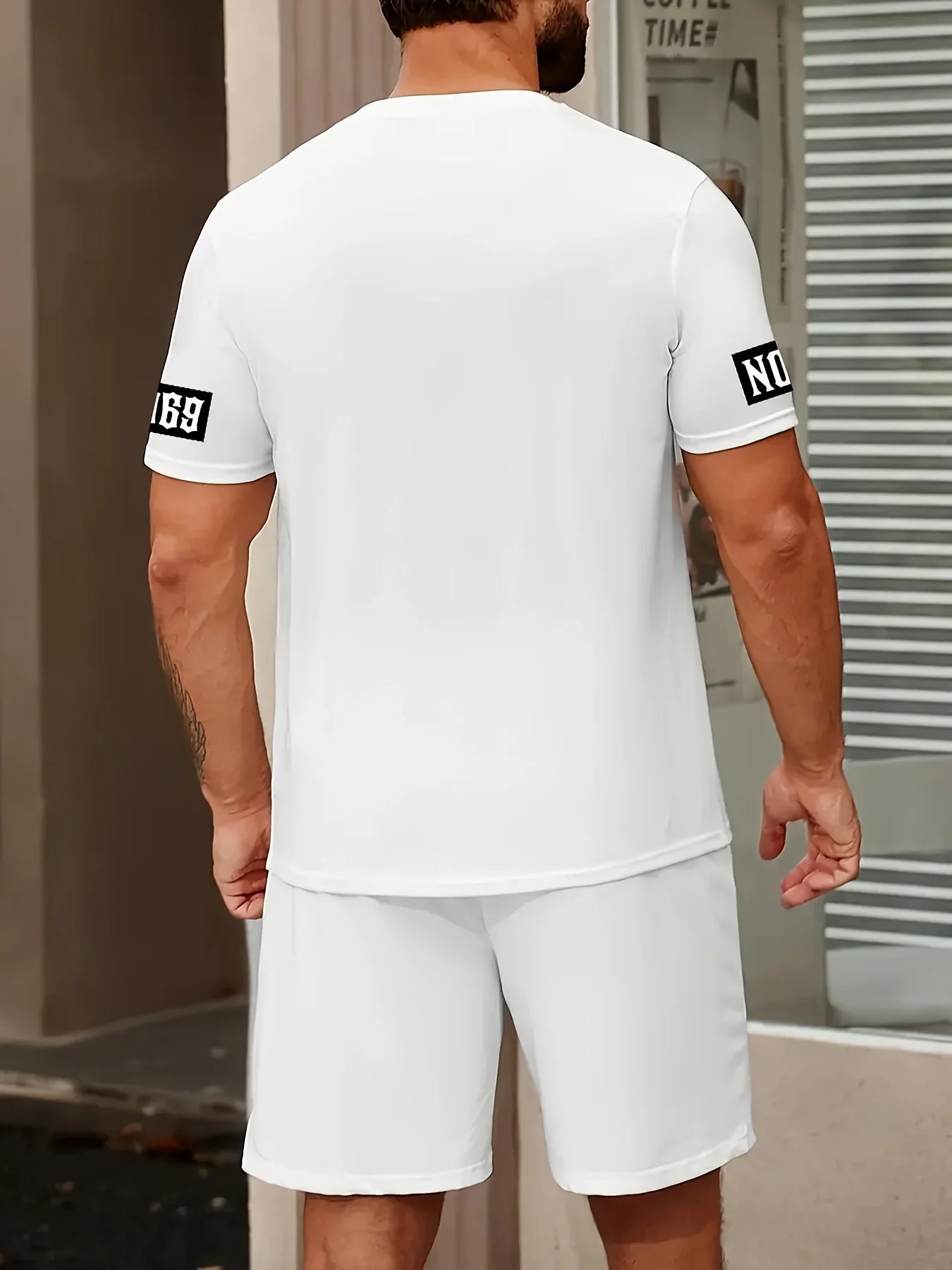 Ensemble d'été 2025 pour hommes, T-shirt décontracté à manches courtes et short, vêtements de sport décontractés pour tous les jours, pour hommes et femmes