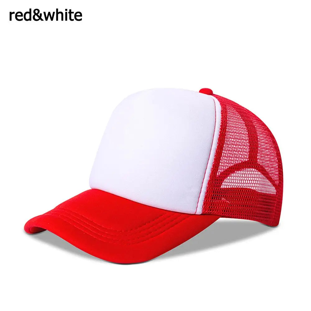 Casquette tendance, ajustable, visière plate, maille incurvée, pour homme et femme, décontractée, pour l'été
