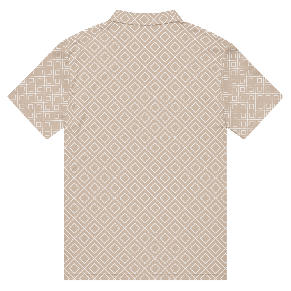 Polo cintré homme beige tiles