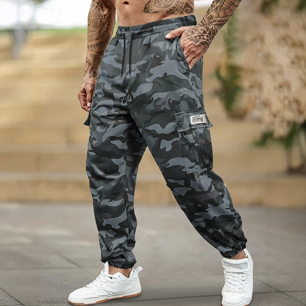 Pantalon cargo camouflage tendance d'automne pour homme