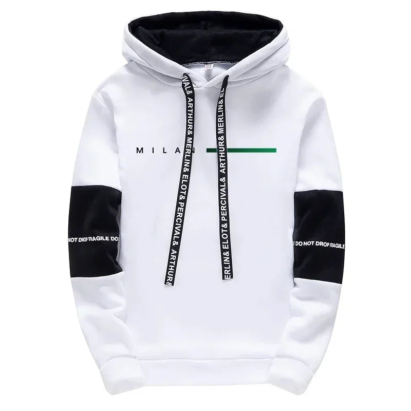 2025 New Fashion Milano Printed Hoodies, All Seasons, Daily, Sports, Casual, Streetwear Pullover.