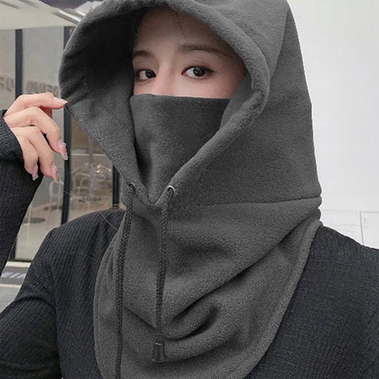 Cache-cou thermique d'hiver, cagoule polaire d'extérieur, écharpe, masque de ski, bonnet coupe-vent, garde au chaud