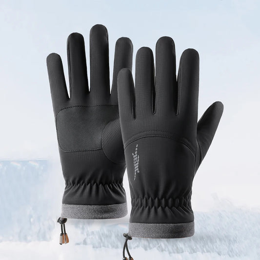 Gants d'hiver, coupe-vent, imperméables, en peluche, gants épais et chauds, équitation sportive, moto, écran tactile.