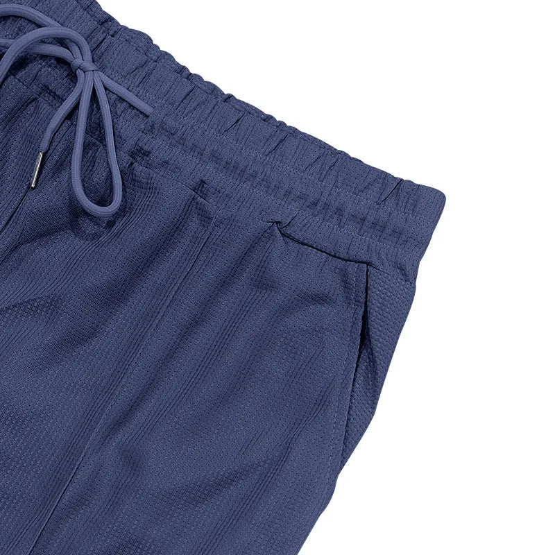 Ensemble deux pièces pour homme, nouvelle collection été 2025, couleur unie, fermeture éclair, revers, short, Europe et États-Unis