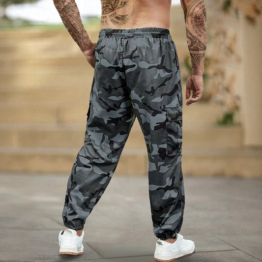Pantalon cargo camouflage tendance d'automne pour homme