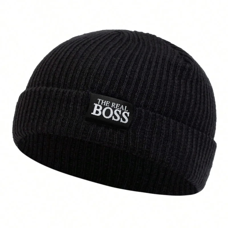 Berretti unisex con etichetta di vario tipo, caldo cappello invernale, berretto per donna e uomo.