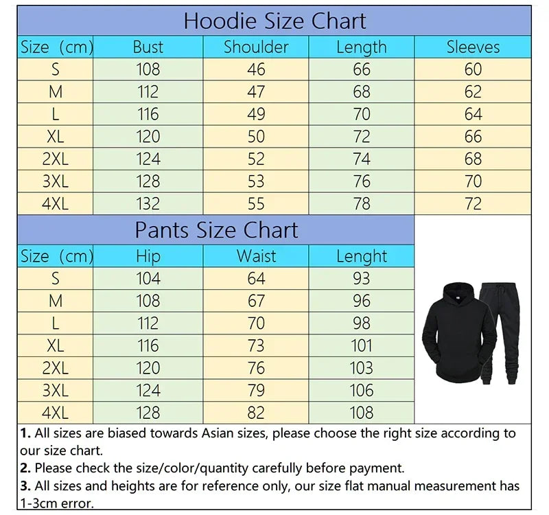 Survêtement d'extérieur chaud, vêtements de sport à capuche et pantalons de survêtement confortables au quotidien, tenues de sport à la mode.