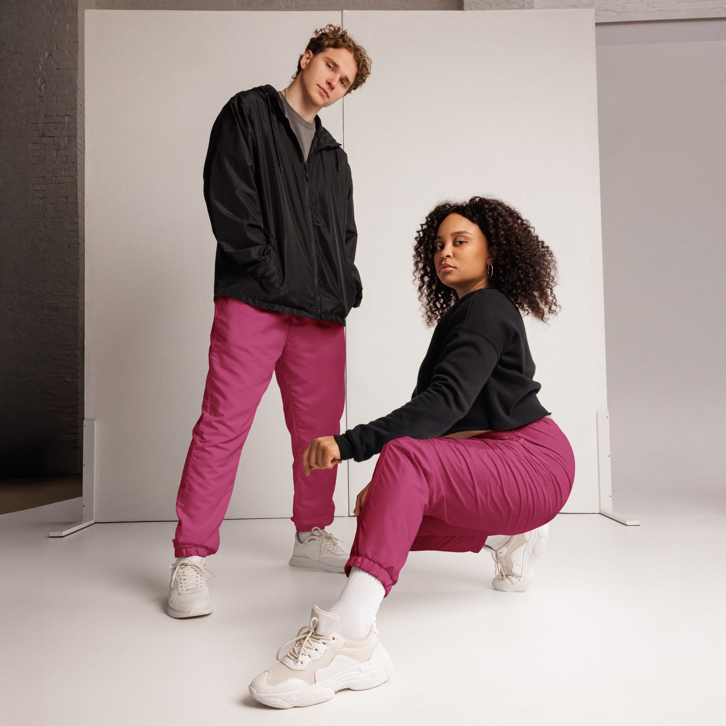 Pantalon de survêtement uni, plusieurs couleurs unisexe