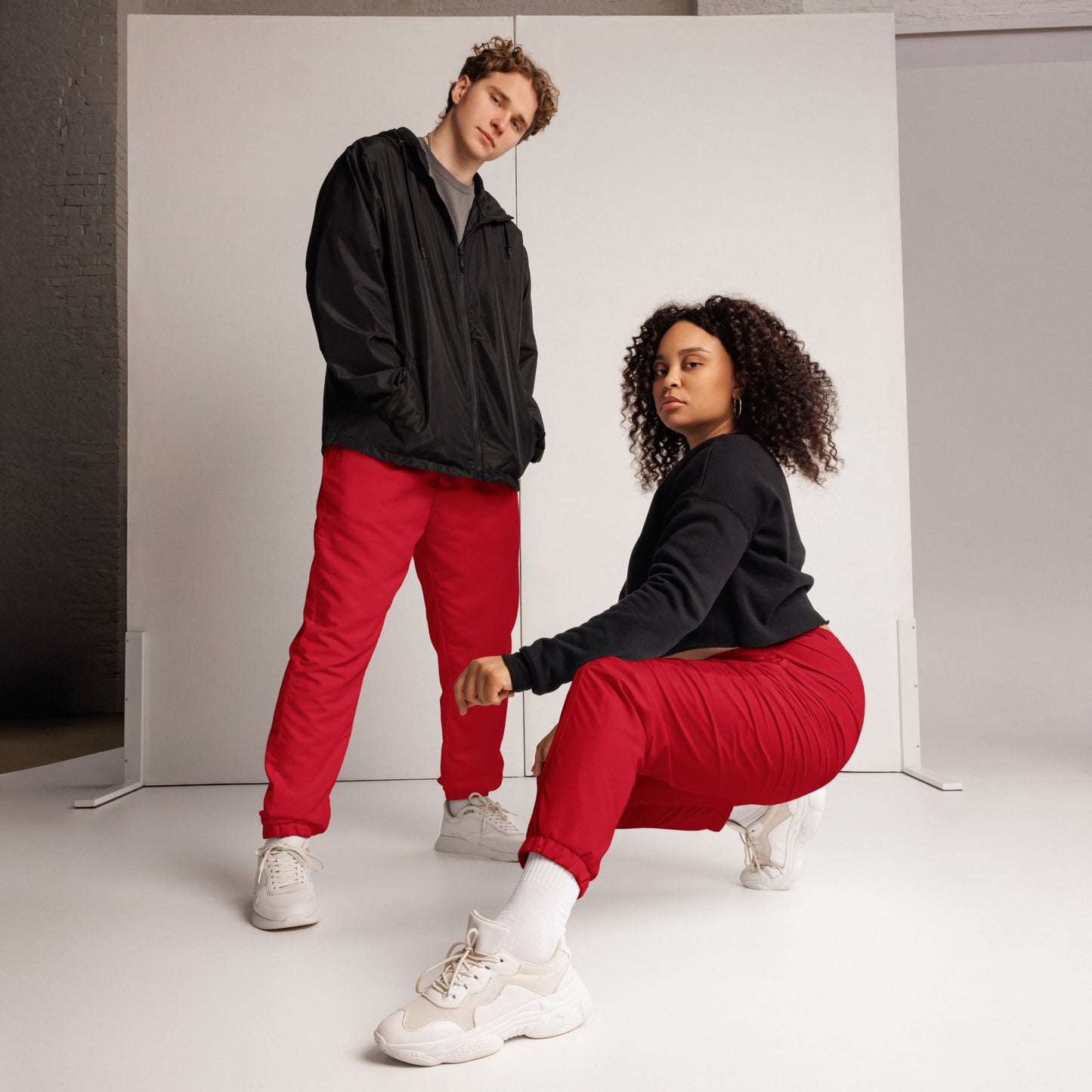 Pantalon de survêtement uni, plusieurs couleurs unisexe