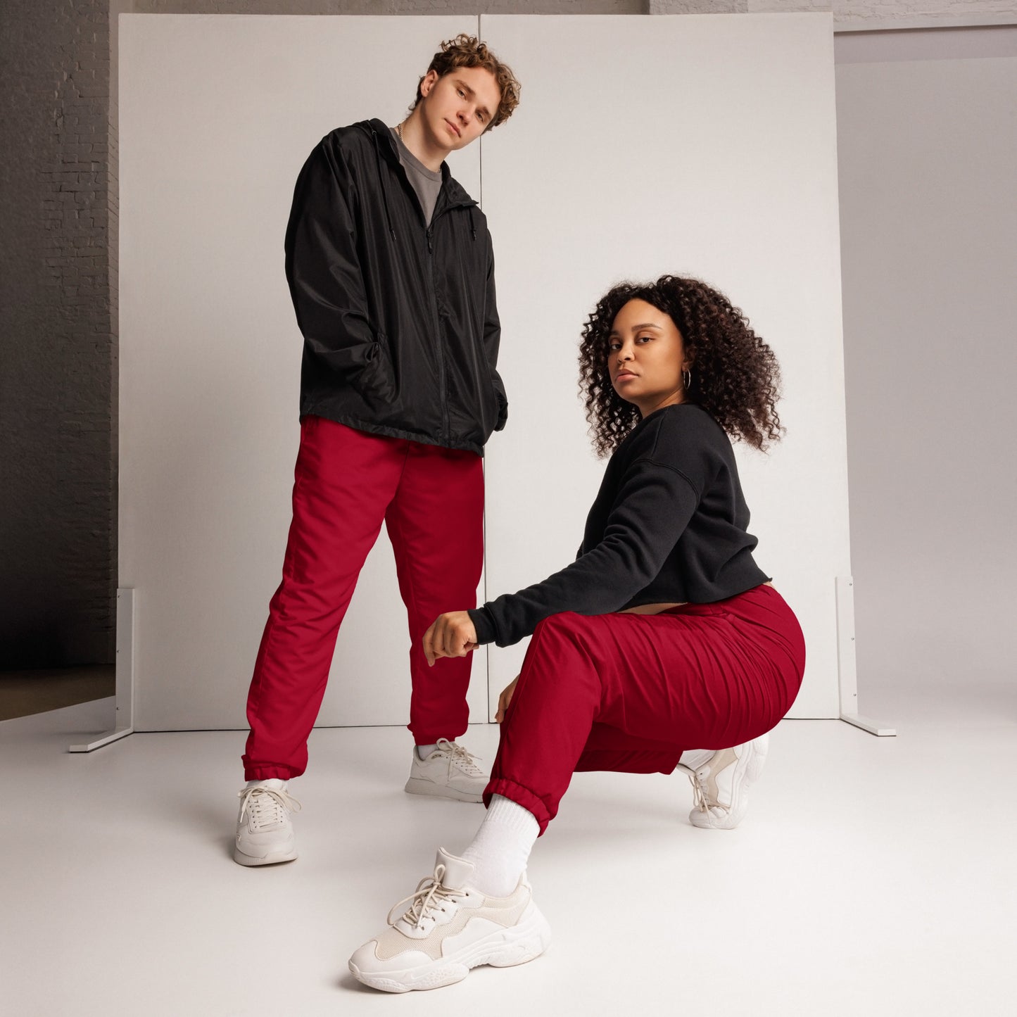 Pantalon de survêtement uni, plusieurs couleurs unisexe