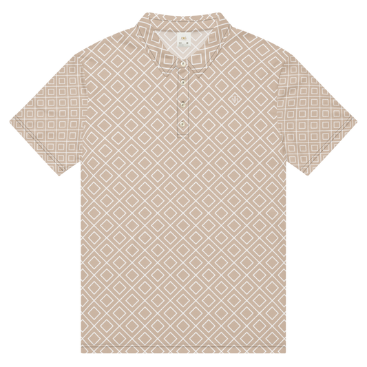 Polo cintré homme beige tiles