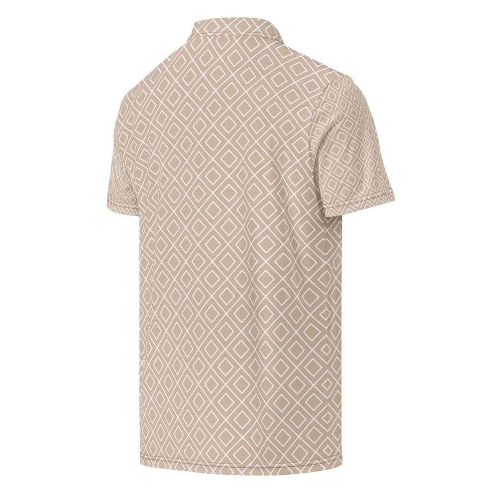 Polo cintré homme beige tiles