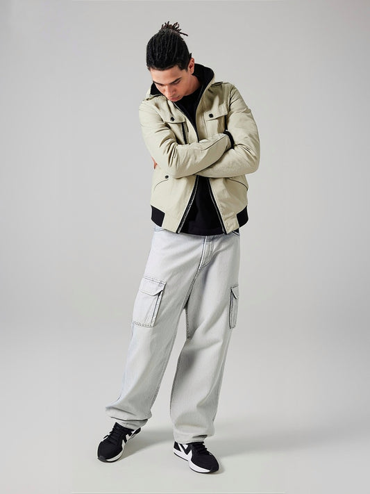 Veste décontractée pour homme, nouvelle collection printemps-automne 2025, style militaire, pour sports de plein air et moto
