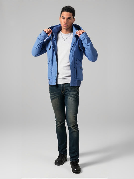 Veste à capuche décontractée pour homme, coupe-vent, chapeau dissimulable