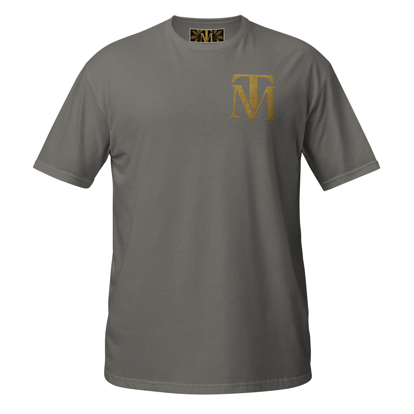 T-shirt Unisexe Premium Brodé à l’Avant TM & Impression DTG à l’Arrière – Tito Milano