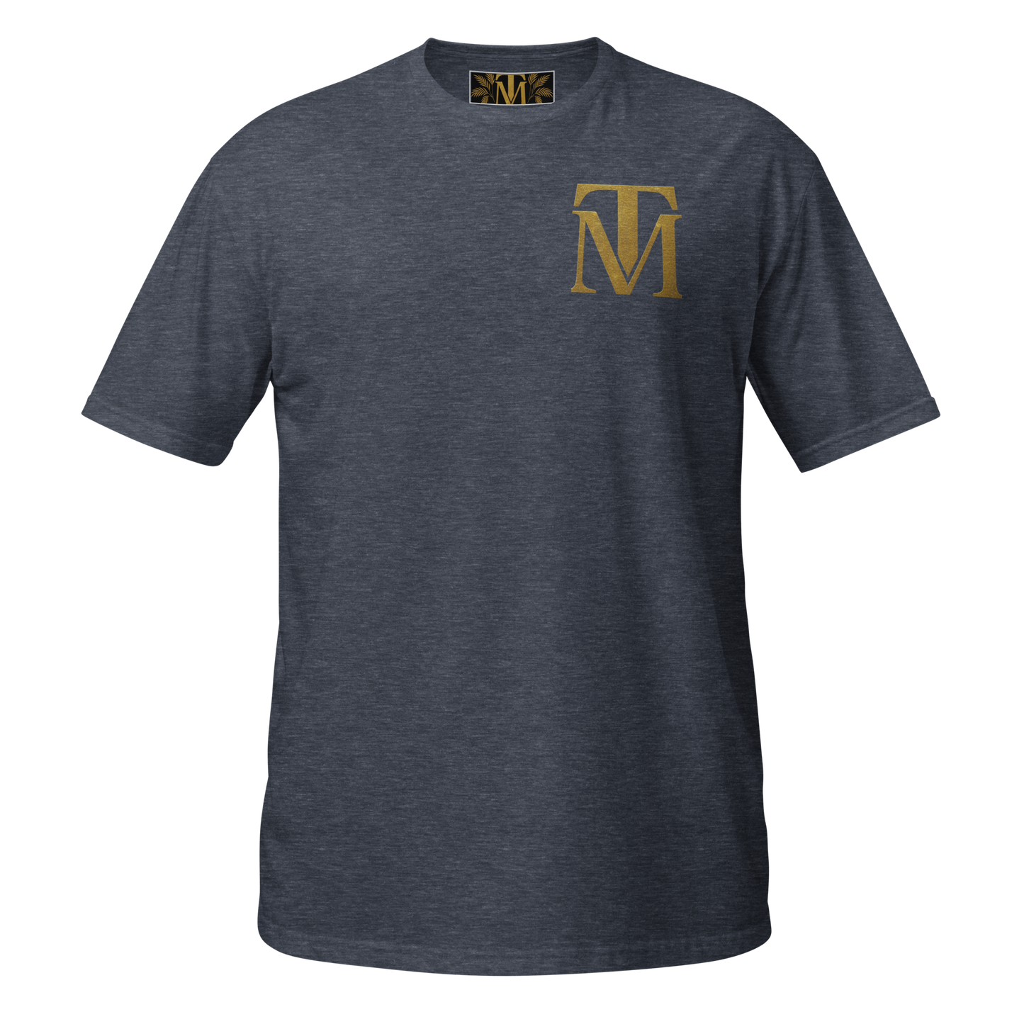 T-shirt Unisexe Premium Brodé à l’Avant TM & Impression DTG à l’Arrière – Tito Milano
