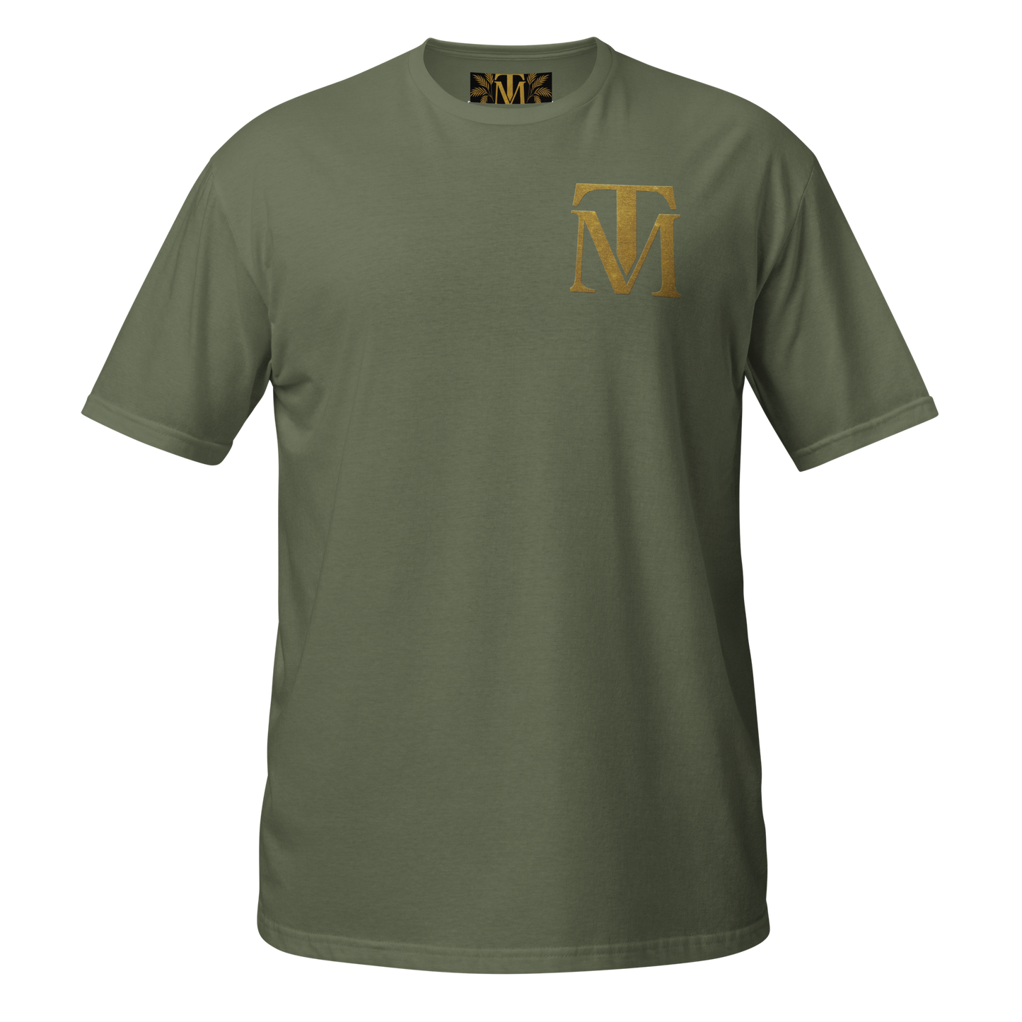 T-shirt Unisexe Premium Brodé à l’Avant TM & Impression DTG à l’Arrière – Tito Milano